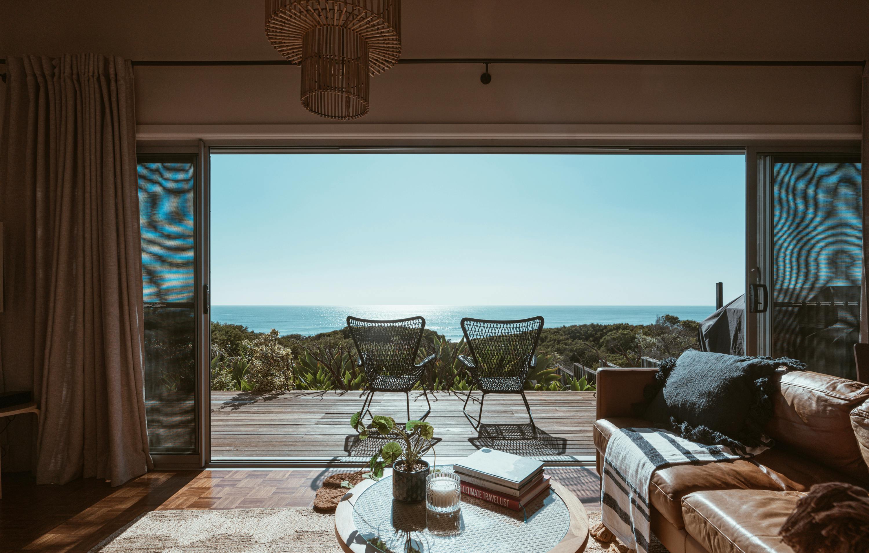Community gathering in a warm Mediterranean living space